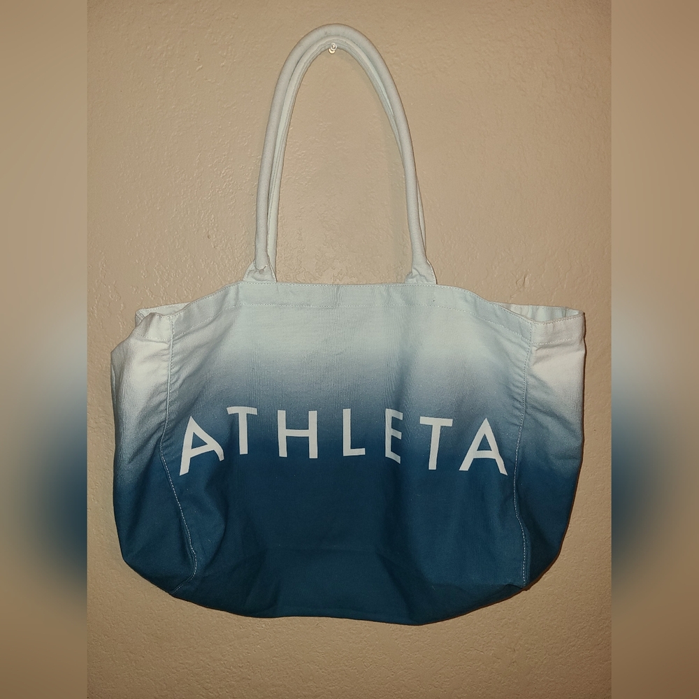 Athleta Blue Gradient Tote Bag